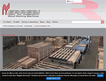 Tablet Screenshot of errebi-italy.com